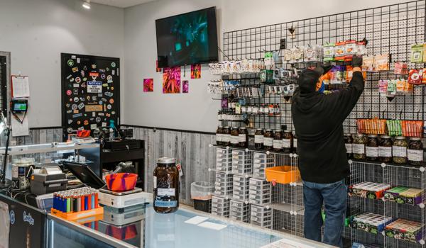 Provisions Dispensary staff working